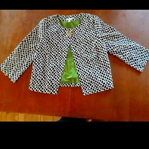 Charter club crop swing jacket